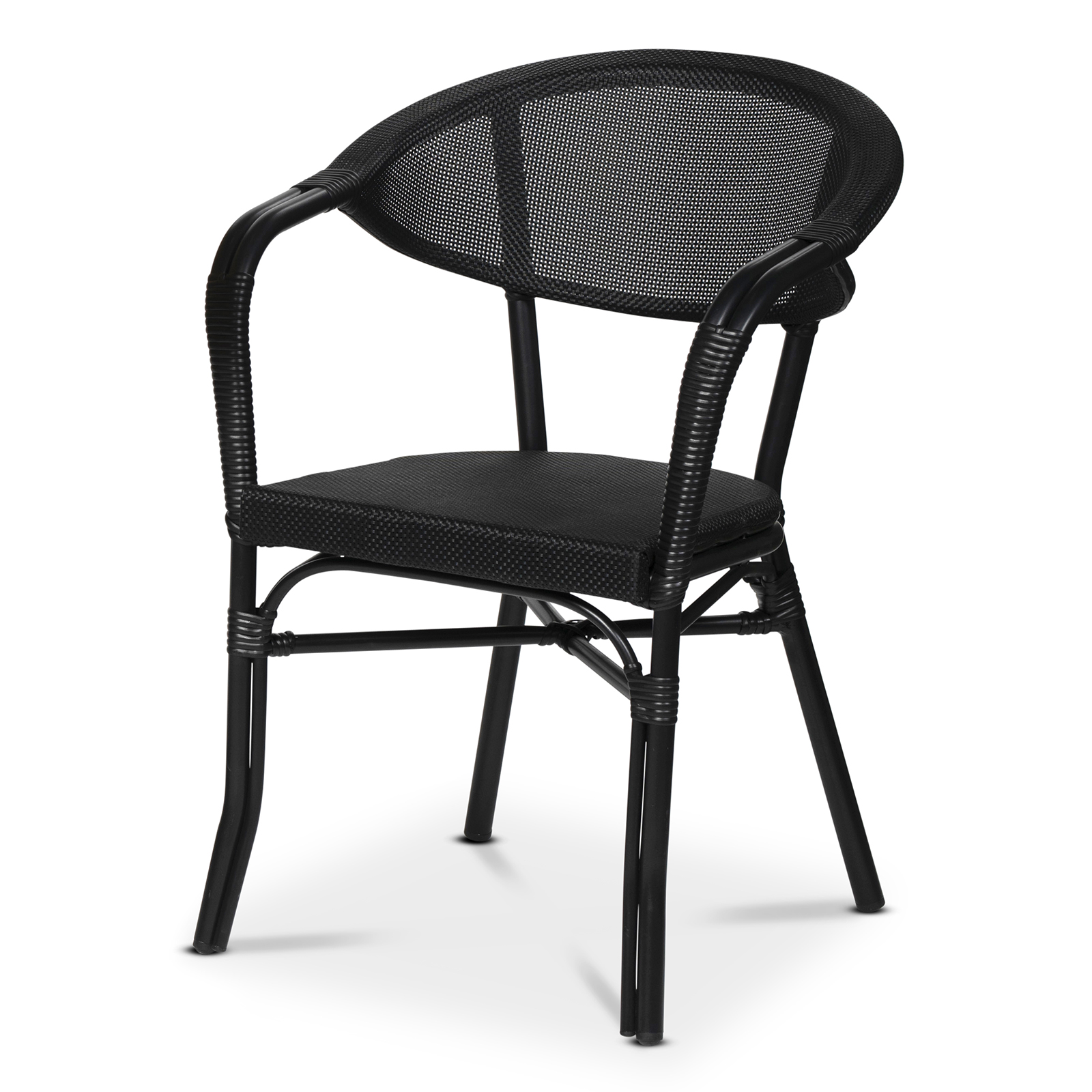 Monaco, krzesło, czarny/czarny