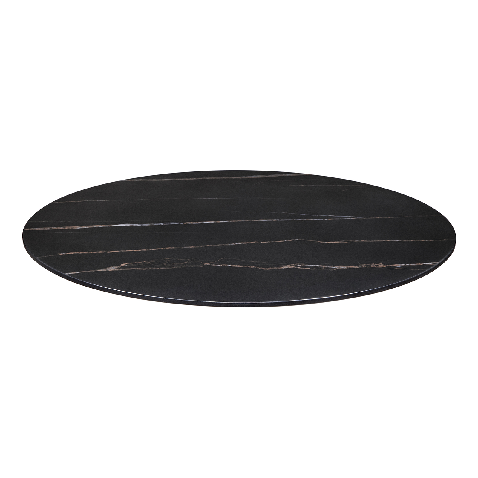 Stone Table top Ø 70cm, black