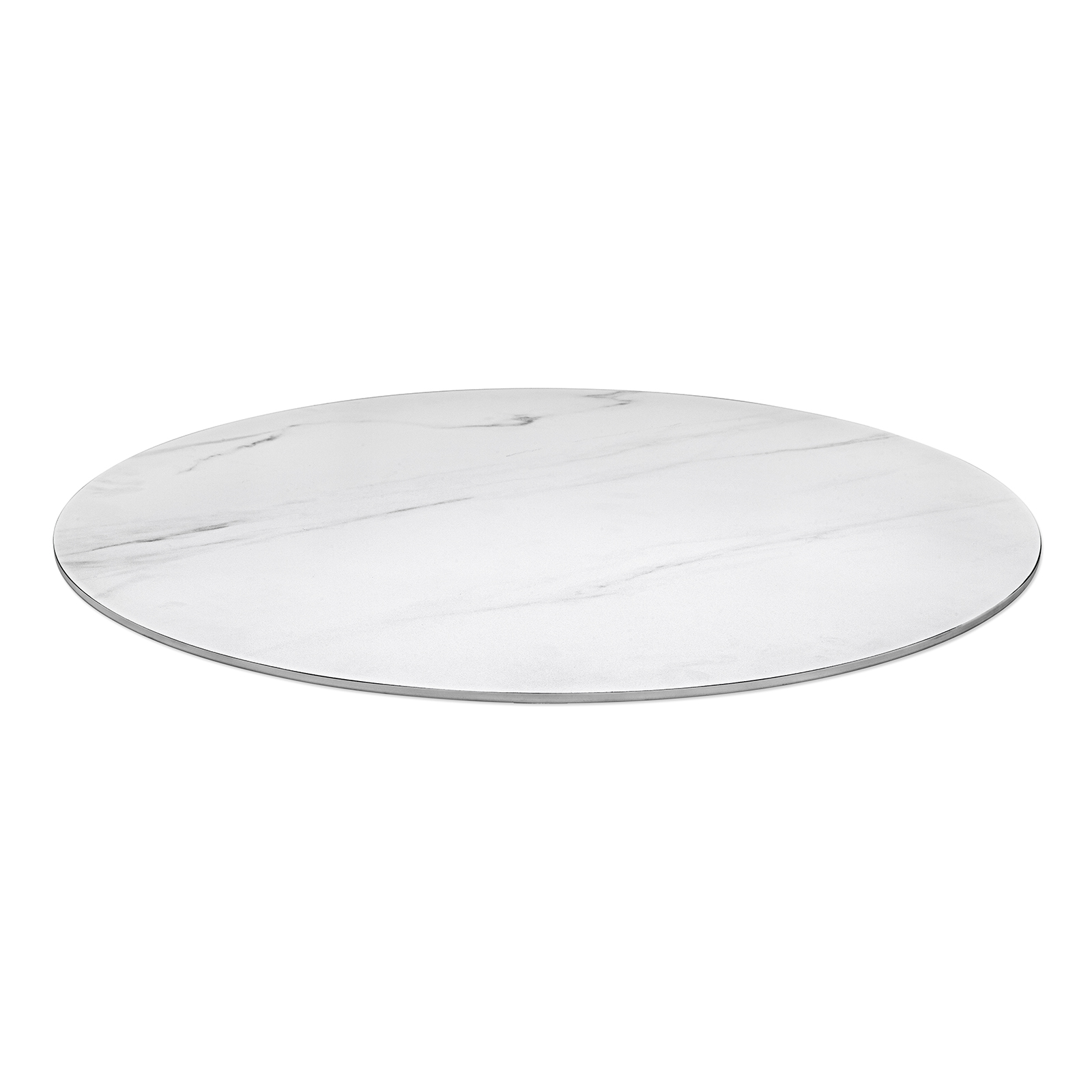 Bordplate Sten Ø 70 cm, Vit