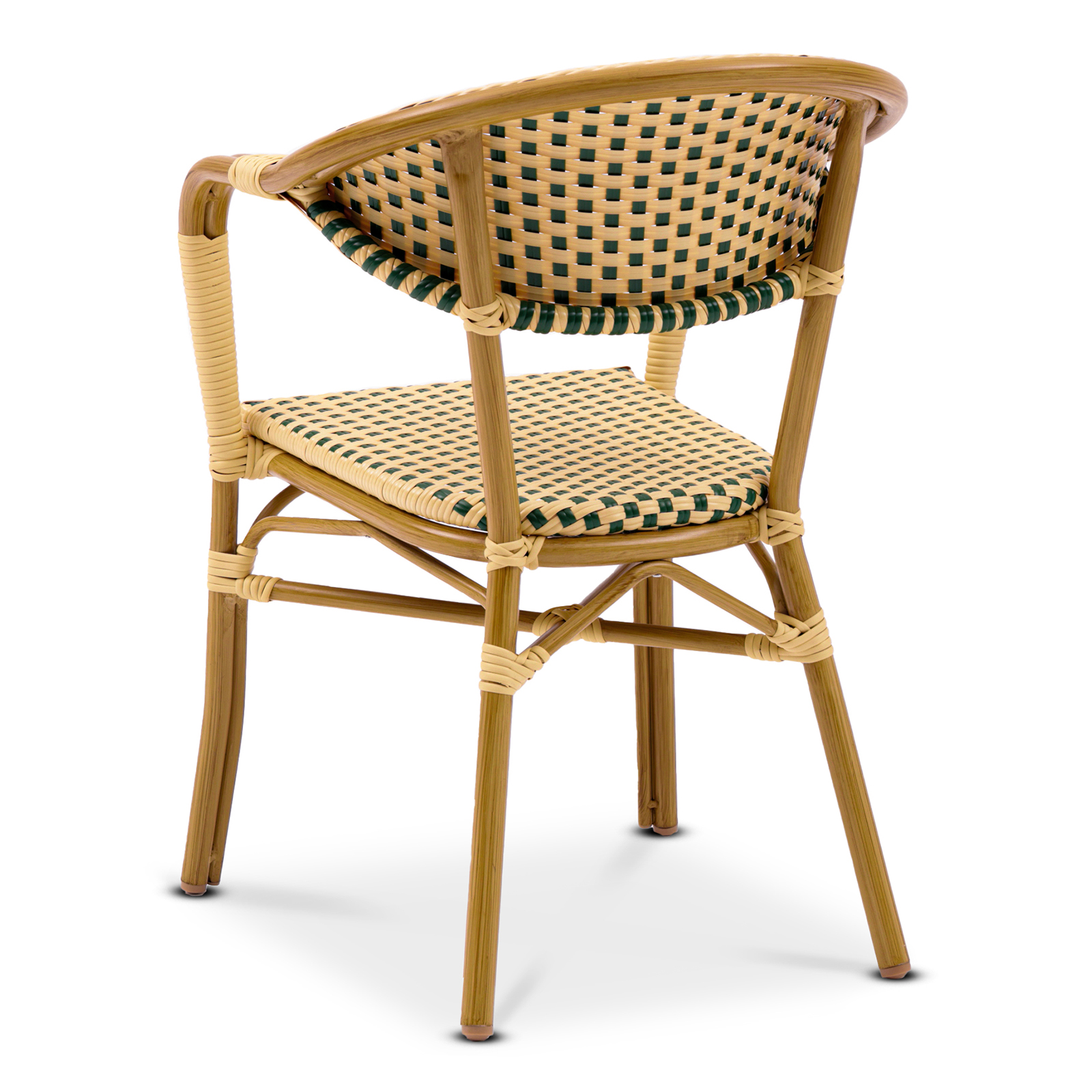Monaco Chair , Green/Creme