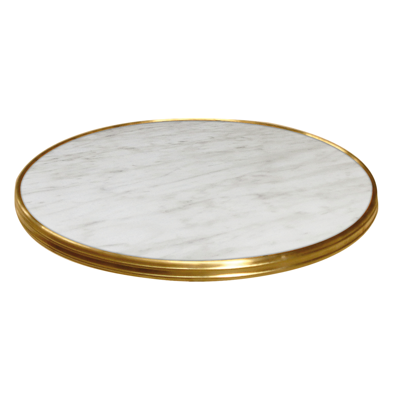 Bistro Ø 60 cm, Genes Marble with brass