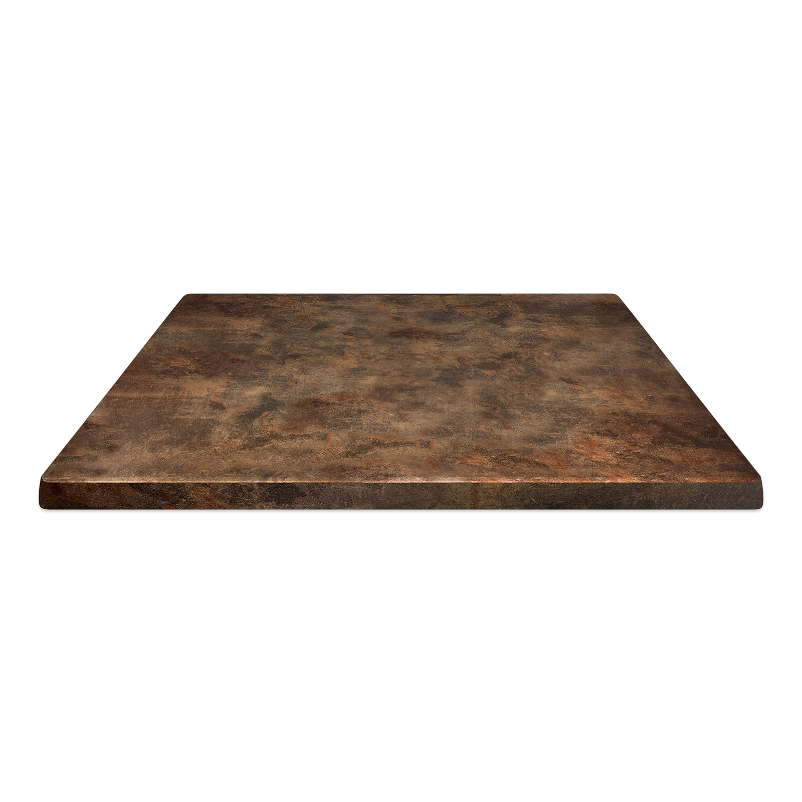 Table top 70x70cm, Rustbrown