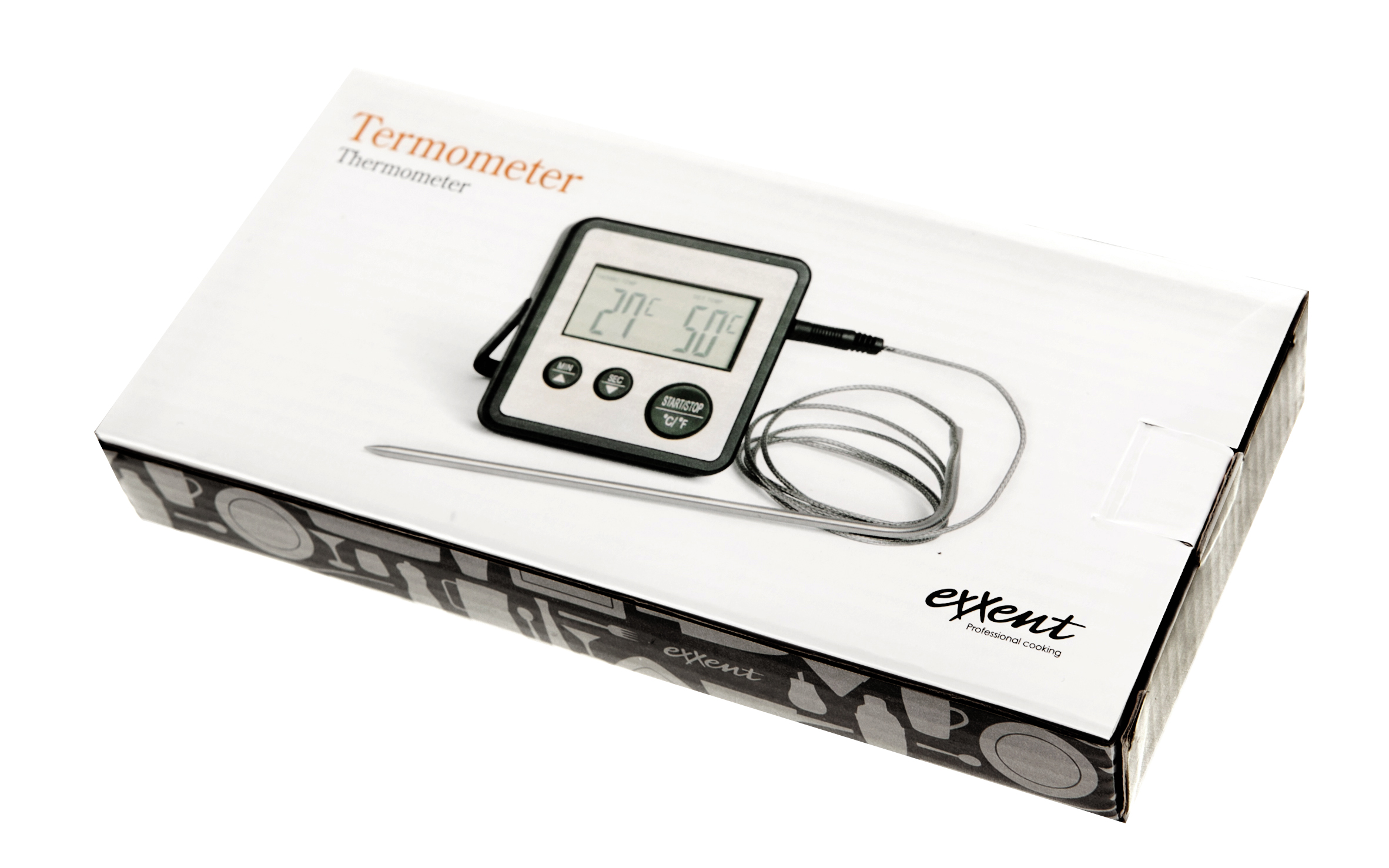 Digital stektermometer, timer