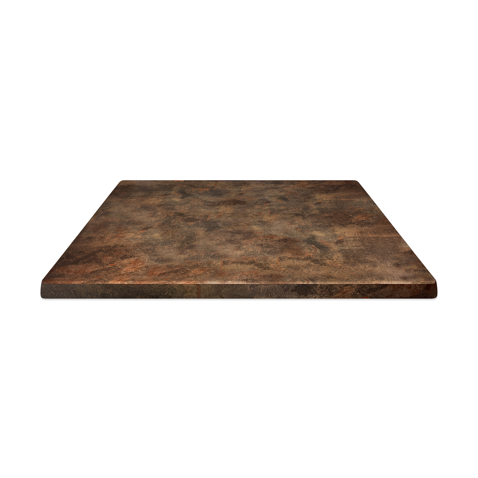 Table top 60x60cm Rustbrown