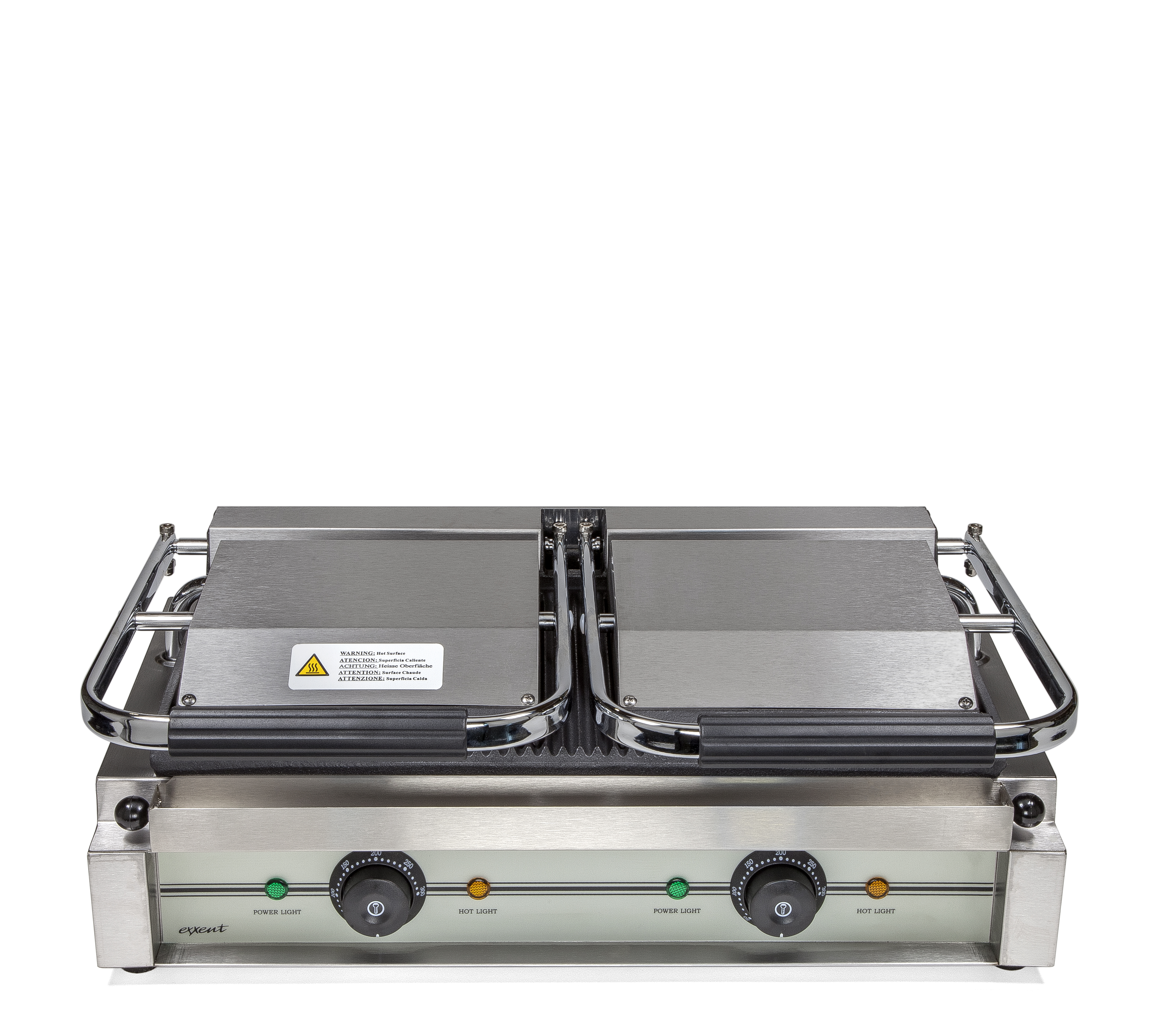 Klämgrill dubbel, räfflad